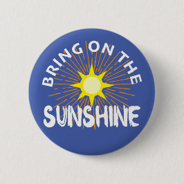 Bóton Redondo 5.08cm Colocar O Design Sunshine - Botão Redondo