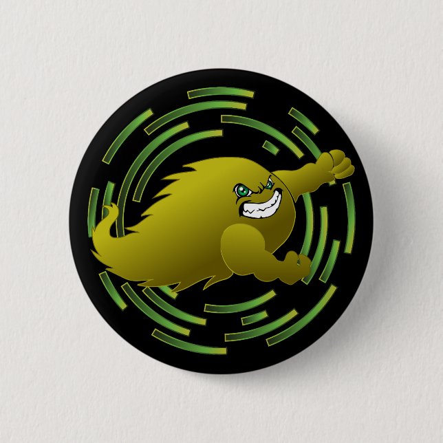 Bóton Redondo 5.08cm Coloma Comets #4 (Frente)