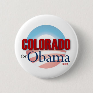 Bóton Redondo 5.08cm Colorado para Obama