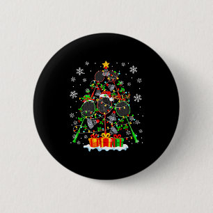 Bóton Redondo 5.08cm Colorido Badminton Como Árvore de Natal Jogador Ve