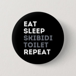 Bóton Redondo 5.08cm Coma Sleep Skibidi Toilet Repete Toil Engraçado Sk