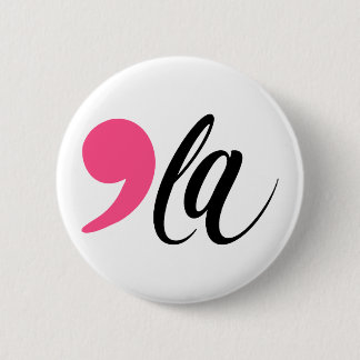 Bóton Redondo 5.08cm Comma La Pink Senhora Presidente Kamala Harris 202