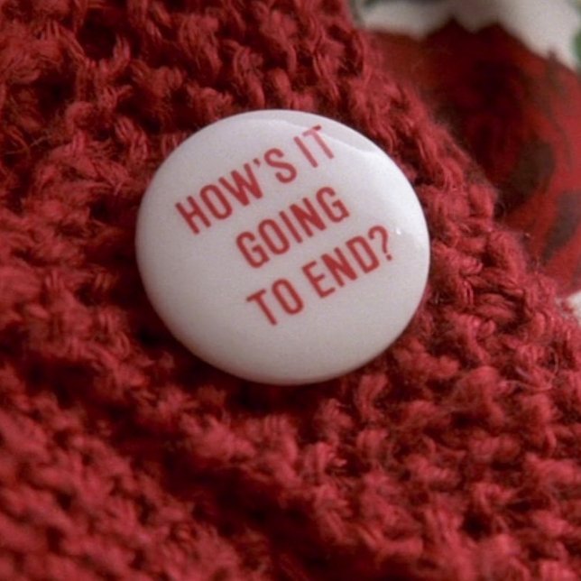 Bóton Redondo 5.08cm Como vai acabar com o pino? (Criador carregado)