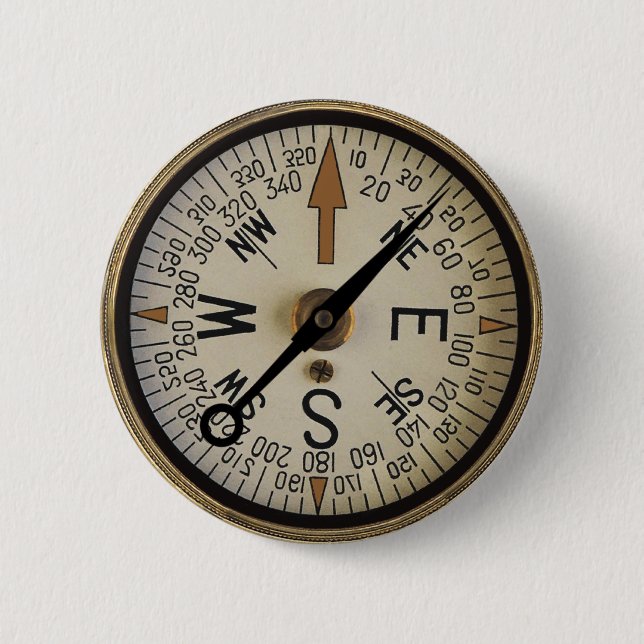 Bóton Redondo 5.08cm Compass Rosa 1 (Frente)