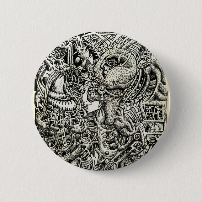 Bóton Redondo 5.08cm Competição unilateral, de Brian Benson (Frente)