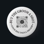 Bóton Redondo 5.08cm Comprar O grupo Um pino de solteiro com código QR<br><div class="desc">Comprar o noivo, antes que os botões de pin-back de casando sejam uma maneira incrível de dar a seu próprio noivo, ou solteiro-party-pessoas os meios de começar a festa, e continuar! Os pinos favoritos do partido de solteiro devem ser personalizados com seu próprio código de Vênmo, Cash App ou PayPal...</div>