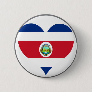 Bóton Redondo 5.08cm Compre Costa Rica bandeira