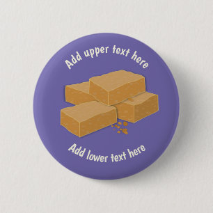 Bóton Redondo 5.08cm Comprimido escocês doce - Doces provenientes da Es