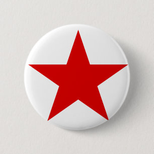 Bóton Redondo 5.08cm Comunista Red Star