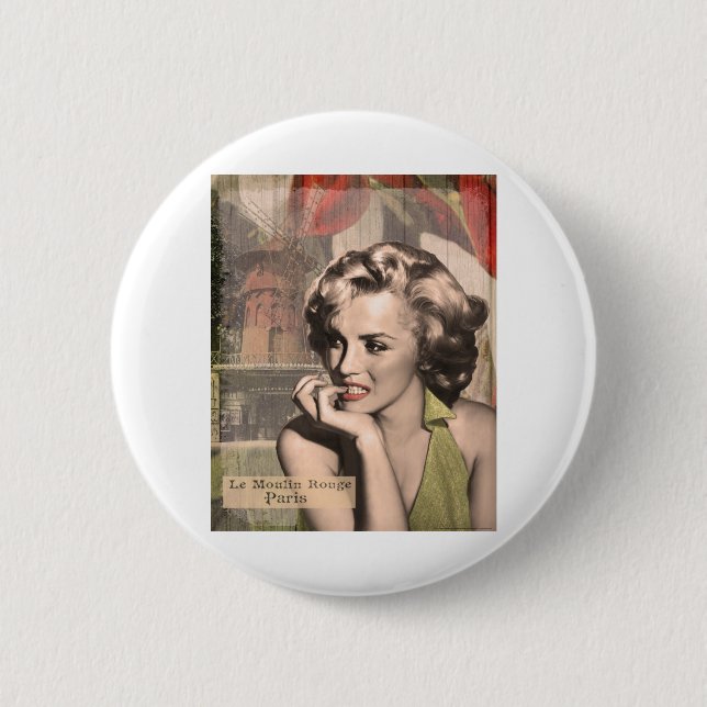 Bóton Redondo 5.08cm CON13CRBWRD-V4 o pensador Lips.tif vermelho (Frente)