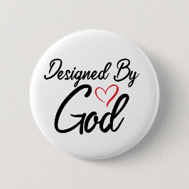 Bóton Redondo 5.08cm "Concebido por Deus" 2 1/4", redondo