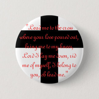 Bóton Redondo 5.08cm Conduza-me à cruz - botão