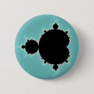 Bóton Redondo 5.08cm Conjunto de Mandelbrot 06 - Fractal
