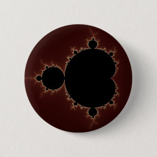 Bóton Redondo 5.08cm Conjunto de Mandelbrot 08 - Fractal