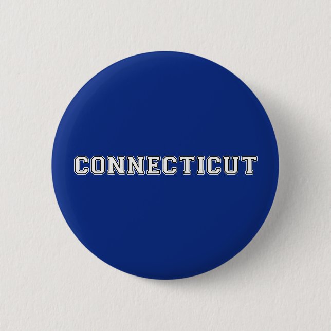 Bóton Redondo 5.08cm Connecticut (Frente)
