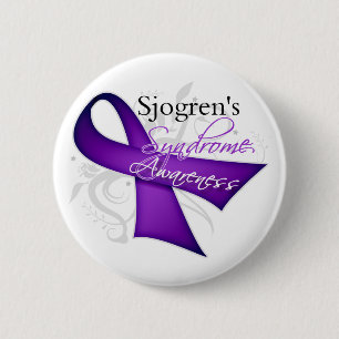 Bóton Redondo 5.08cm Consciência da síndrome de Sjogren