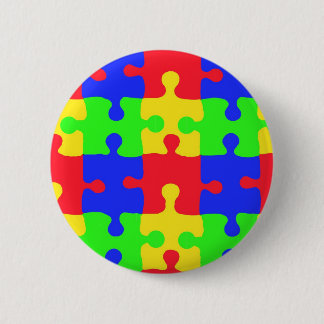 Bóton Redondo 5.08cm Consciência do autismo