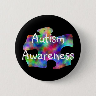 Bóton Redondo 5.08cm Consciência do autismo