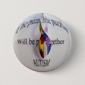 Bóton Redondo 5.08cm consciência do autismo