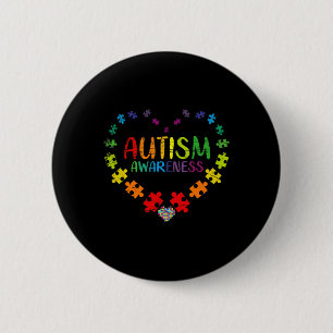 Bóton Redondo 5.08cm Consciência do Autismo