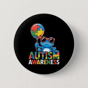 Bóton Redondo 5.08cm Consciência do autismo