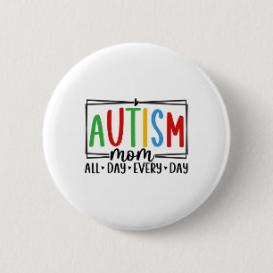 Bóton Redondo 5.08cm Consciência do Autismo 3