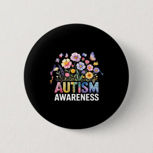 Bóton Redondo 5.08cm Consciência do autismo autista
