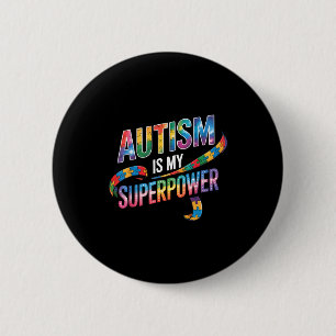 Bóton Redondo 5.08cm Consciência do autismo autista