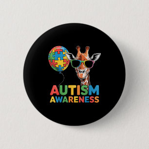 Bóton Redondo 5.08cm Consciência do autismo autista
