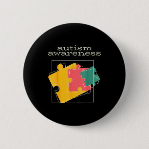 Bóton Redondo 5.08cm Consciência do autismo mundial 2 abril autismo abe