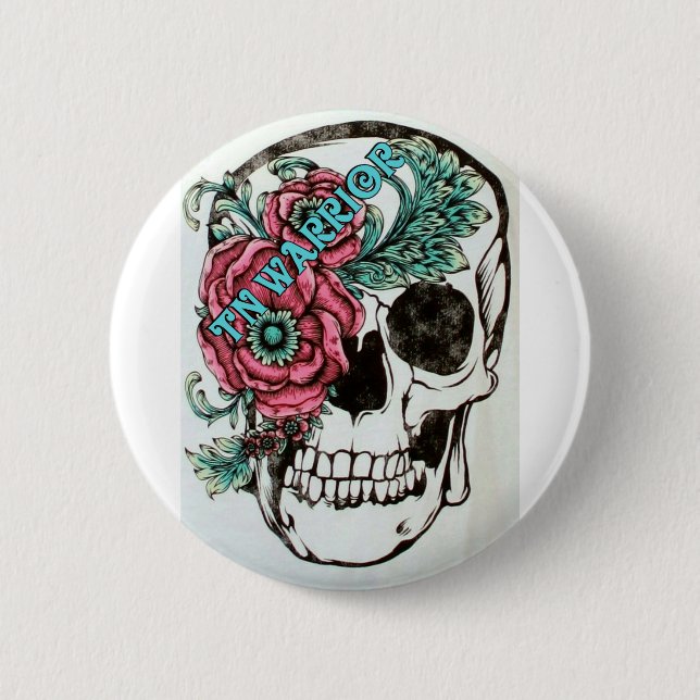 Bóton Redondo 5.08cm Consciência do Neuralgia de Trigeminal (Frente)