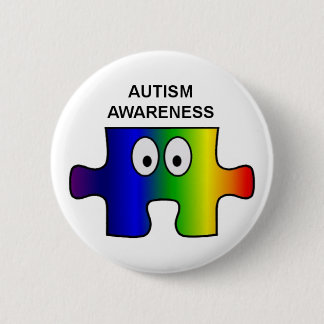 BÓTON REDONDO 5.08CM CONSCIÊNCIA E APOIO DO AUTISMO