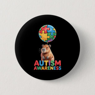 Bóton Redondo 5.08cm Conscientização do autismo
