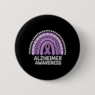 Bóton Redondo 5.08cm Conscientização sobre Alzheimer