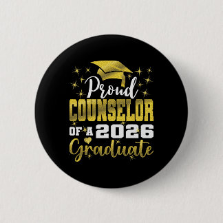Bóton Redondo 5.08cm Conselheiro Super Orgulhoso de Formando de 2026 Gr