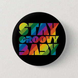 Bóton Redondo 5.08cm Continue Groovy Baby