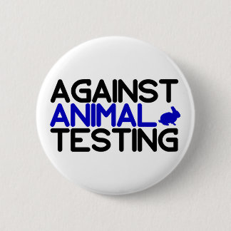 Bóton Redondo 5.08cm Contra testes em animais