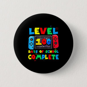 Bóton Redondo 5.08cm Controle de Jogo Nível 100 Dias de Escola Completo
