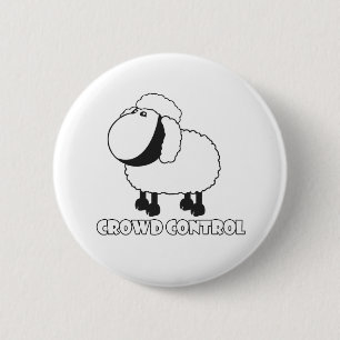 Bóton Redondo 5.08cm controle de multidão
