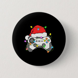 Bóton Redondo 5.08cm Controle de Natal para Jogadores de Video Game Cha