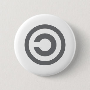 Bóton Redondo 5.08cm Copyleft - a informação quer estar livre
