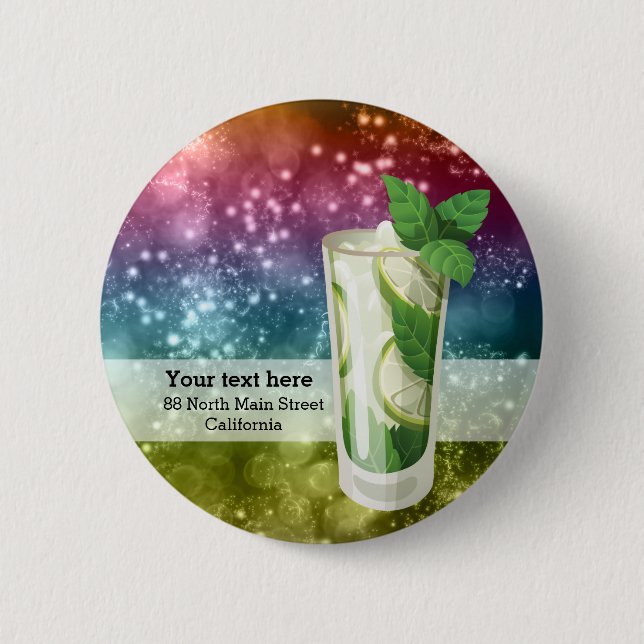 Bóton Redondo 5.08cm Coquetéis (Frente)