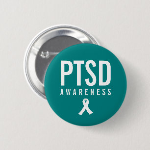 Bóton Redondo 5.08cm Cor do Teto de Consciência PTSD