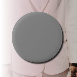 Bóton Redondo 5.08cm Cor Sólida da Cinza de Portadora | Elegante Clássi<br><div class="desc">Cor Sólida da Cinza de Portadora de Trendência | Design clássico | Elegante e minimalista | Presente de moda e Na moda</div>