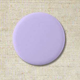 Bóton Redondo 5.08cm Cor Sólida Lilac do Pastel   Clássico   Elegante