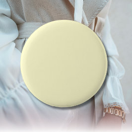 Bóton Redondo 5.08cm Cor Sólido Amarelo-Manteiga | Elegante Clássico