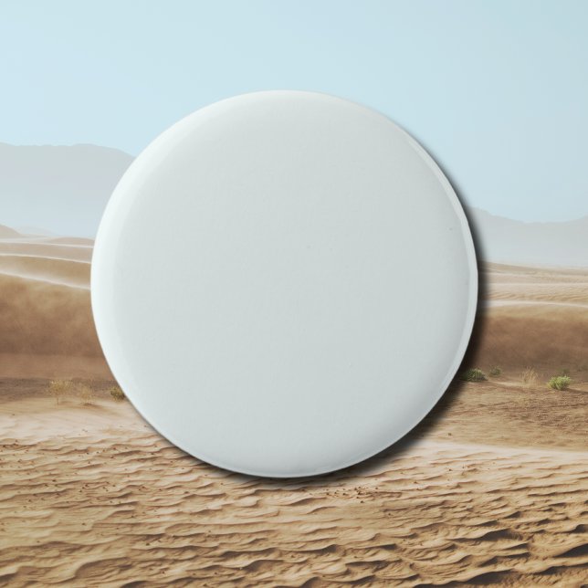 Bóton Redondo 5.08cm Cor Sólido Branco do fosco | Clássico | Elegante (Criador carregado)