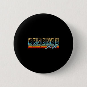 Bóton Redondo 5.08cm Coração de Amor Arsenal Nge Arsenal Vintage - Arse