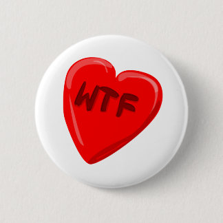 Bóton Redondo 5.08cm Coração de WTF