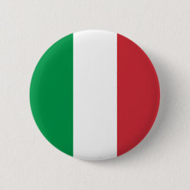 Bóton Redondo 5.08cm Cores da Bandeira Italiana Verde Branco e Vermelho